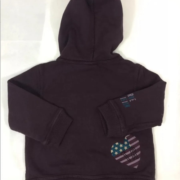 New True Religion Baby Toddler Sweater Hoodie Violet Distress 6-12 Months - Picture 1 of 7
